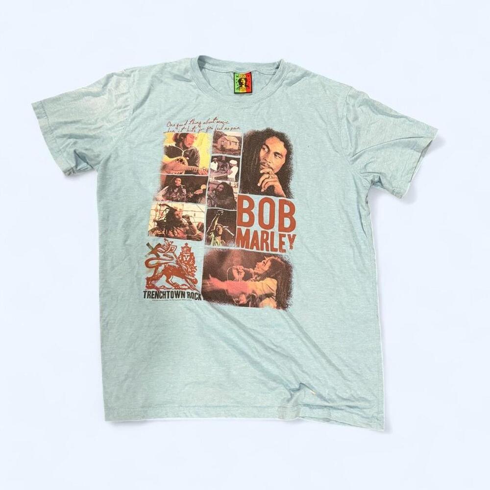 Bob Marley Trenchtown Rock Graphic T-Shirt – Men’s 2XL